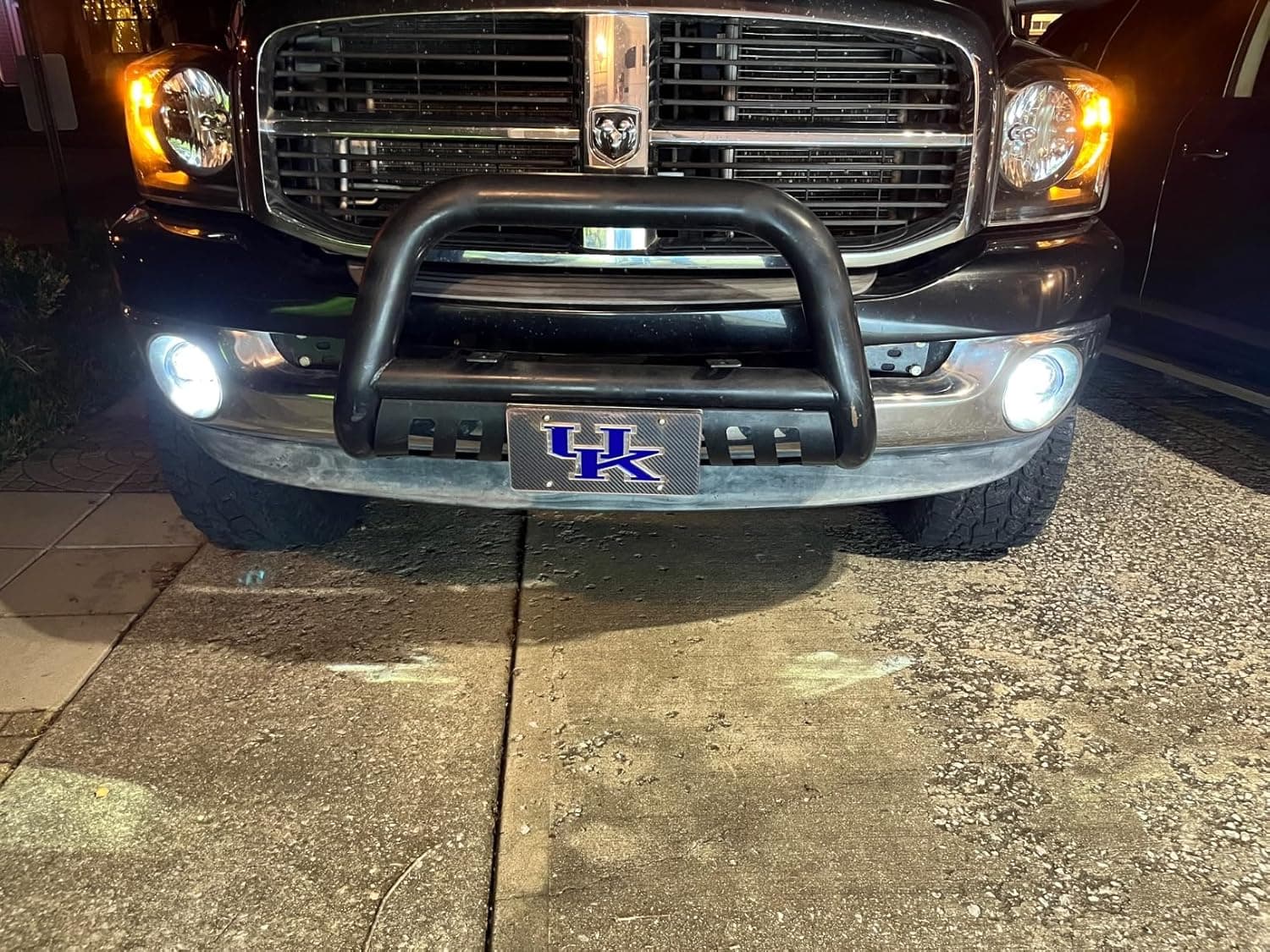 Fog lights installation