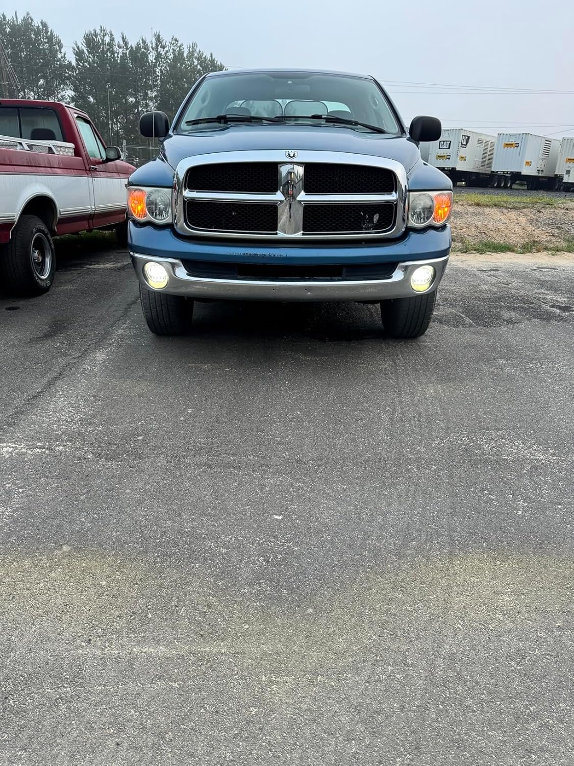 Ram 2500 with LED fog lights installed